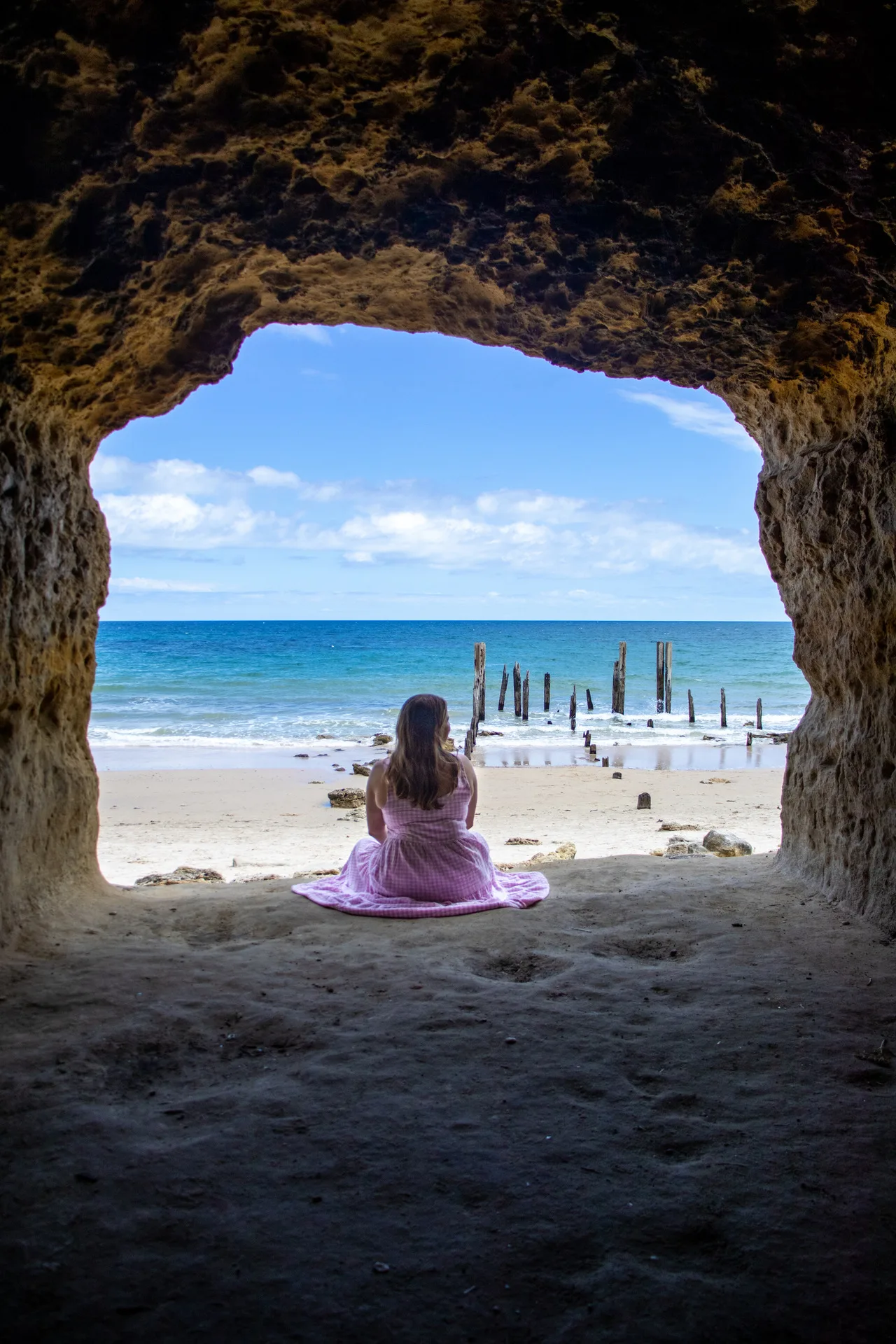 Port Willunga Caves and shipwreck