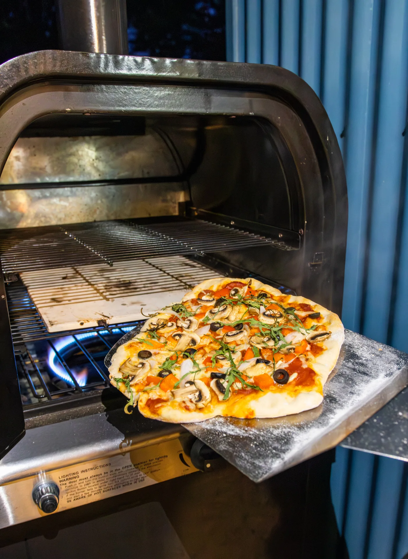 berrys creek accommodation, luxury accommodation, pizza